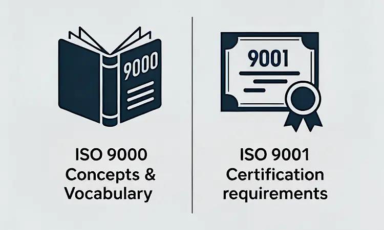 Mối liên hệ giữa ISO 9000 và ISO 9001