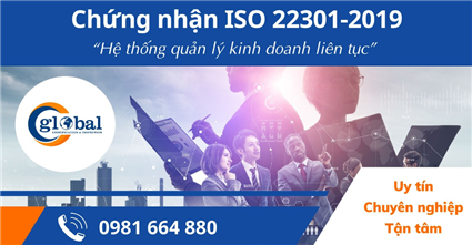 Chứng nhận ISO 22301:2019 | Hệ thống quản lý kinh doanh liên tục