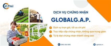 CGLOBAL Trực Tiếp Cấp Chứng Nhận GlobalG.A.P. - Hỗ Trợ Nông Sản Việt Gia Nhập Thị Trường Mỹ, Châu Âu Thành Công